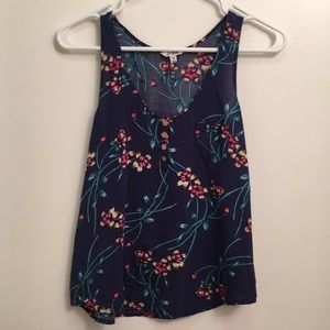 Hawaiian Print Tank Top